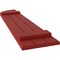 Ekena Millwork Americraft 3-Board (2 Batten) Wood Joined Board-n-Batten Shutters w/ Arch Top, ARW101BQ311X77BRH, PR ARW101BQ311X77BRH - alternate 3